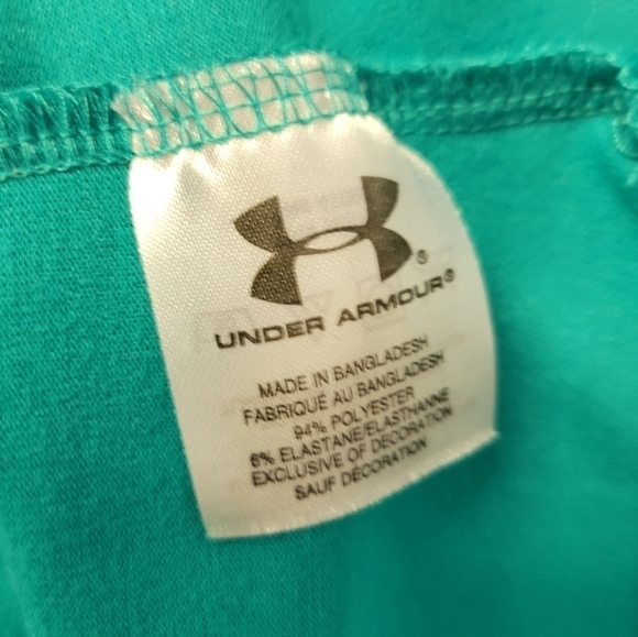Under Armour Heatgear Fall Leaves t-shirt Green M - Picture 5 of 6
